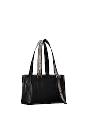 Calvin Klein Black Logo Strap Tote Bag - Image 3 of 4