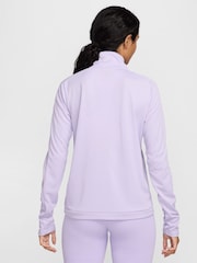 Lila - Nike Pacer Langarm-Laufoberteil mit halbem Reißverschluss - Bild 2 von 6