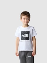 The North Face White Lifestyle Graphic Kids T-Shirt - Image 1 of 5