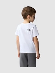 The North Face White Lifestyle Graphic Kids T-Shirt - Image 2 of 5