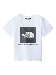 The North Face White Lifestyle Graphic Kids T-Shirt - Image 4 of 5