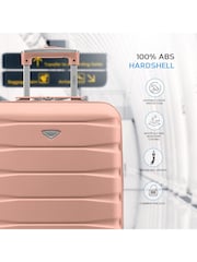Flight Knight 55x40x20cm Ryanair Priority 4 Wheel ABS Hard Case Cabin Carry On Hand Luggage - Image 4 of 7