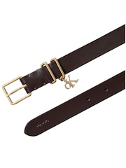 Cinturón de piel con charm y logotipo Signature de Calvin Klein - Imagen 3 de 3