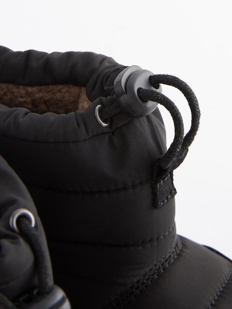 Black Thermal Thinsulate™ Lined Quilted Water Resistant Boots - Image 6 of 6 Black Thermal Thinsulate™ Lined Quilted Water Resistant Boots - Image 6 of 6