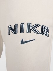 Nike Cream Phoenix Fleece Mid-Rise Logo Joggers - Image 5 of 9
