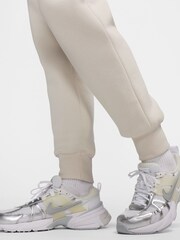 Nike Cream Phoenix Fleece Mid-Rise Logo Joggers - Image 7 of 9