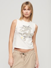 SUPERDRY Cream x Komodo ETD Vest Top - Image 1 of 5