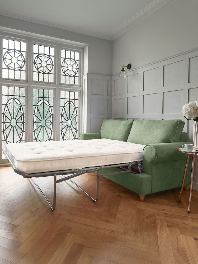Willow & Hall Juniper Green Buttermere Sofa Bed - Image 5 of 5 Willow & Hall Juniper Green Buttermere Sofa Bed - Image 5 of 5