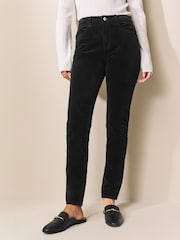 Black Velvet Skinny Jeans - Image 1 of 7