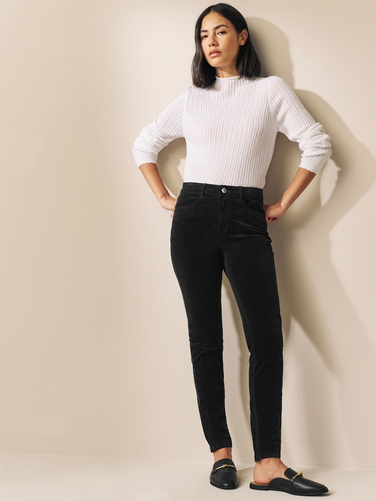 Noir - Jean skinny en velours - Image 3 of 7
