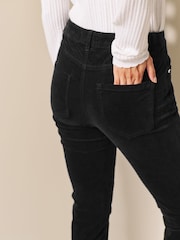 Black Velvet Skinny Jeans - Image 5 of 7