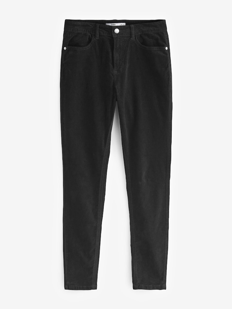 Noir - Jean skinny en velours - Image 6 of 7