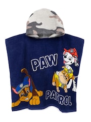 Vanilla Underground Blue Paw Patrol Character Towel 100% Cotton Poncho - Image 3 of 7