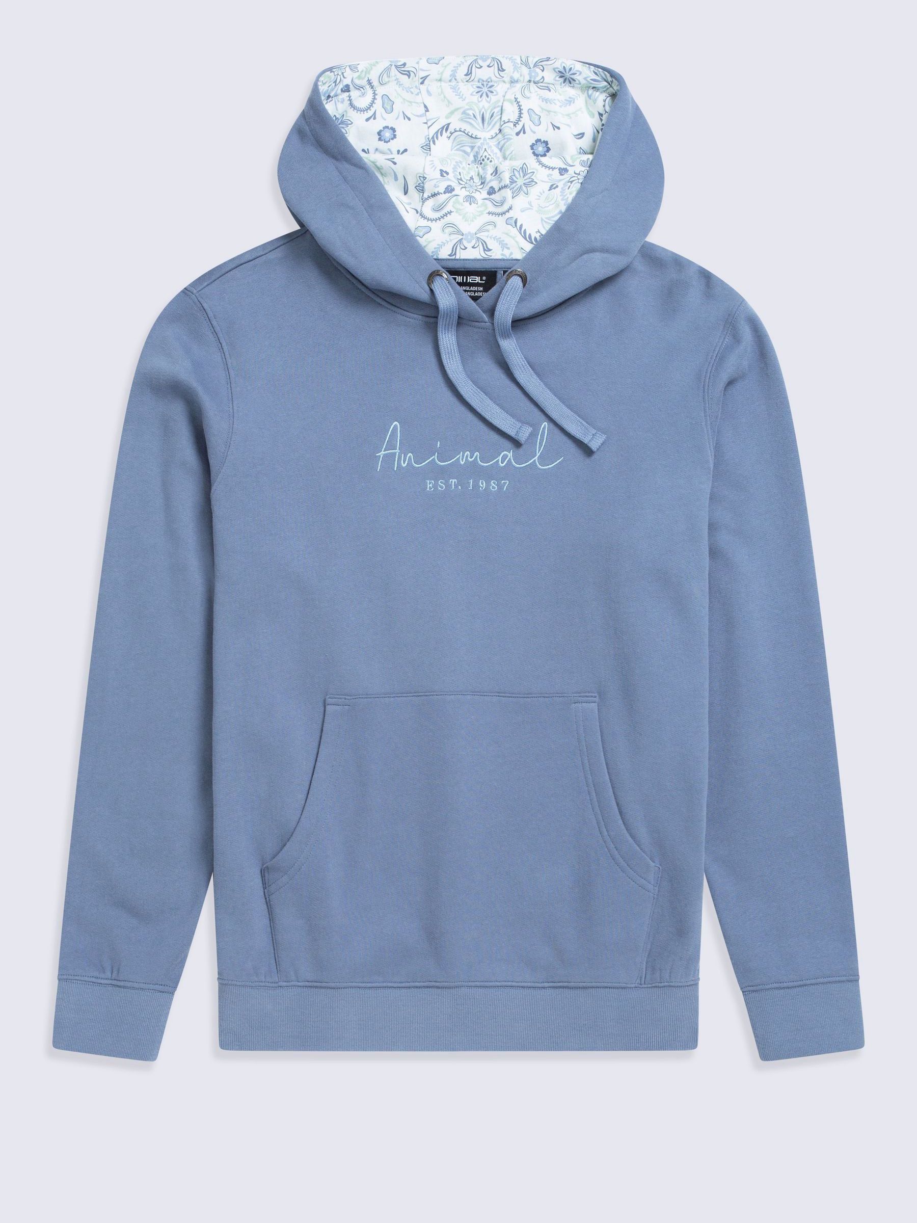Animal Women's Blue Maya Logo Hoodie - Image 1