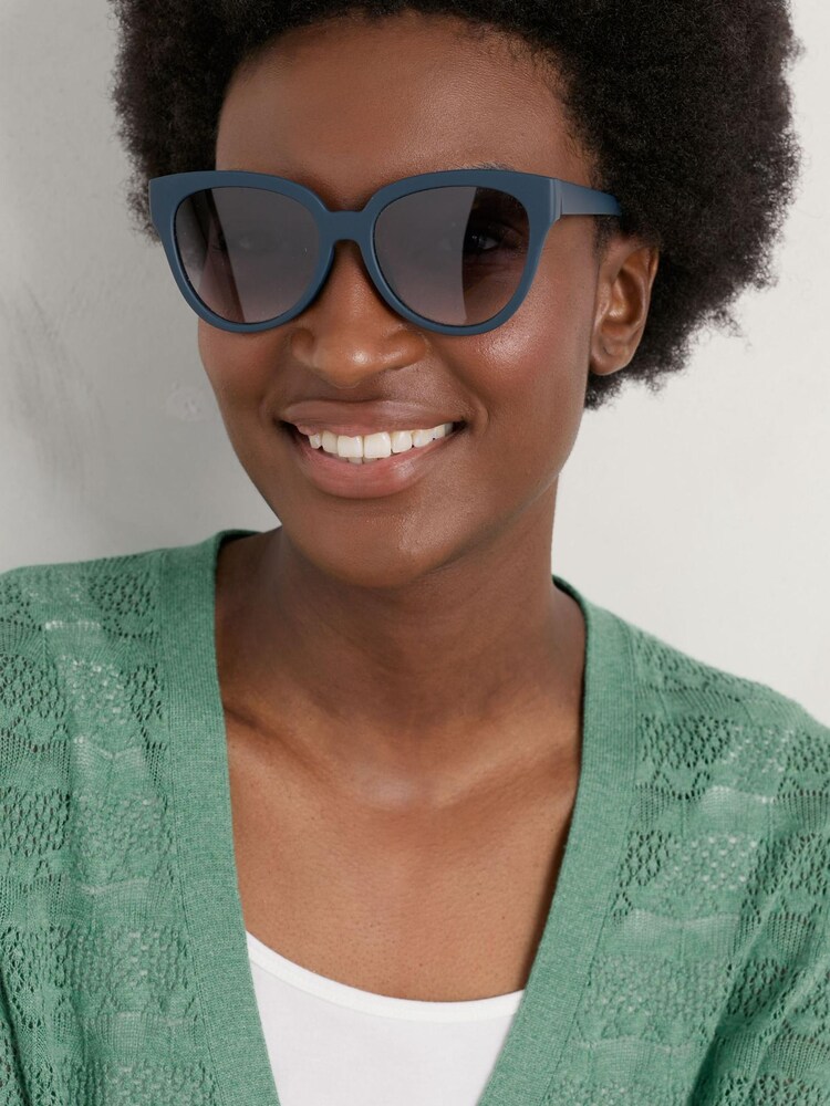 Seasalt Cornwall Blue Rockpool Sunglasses - Image 1 of 3