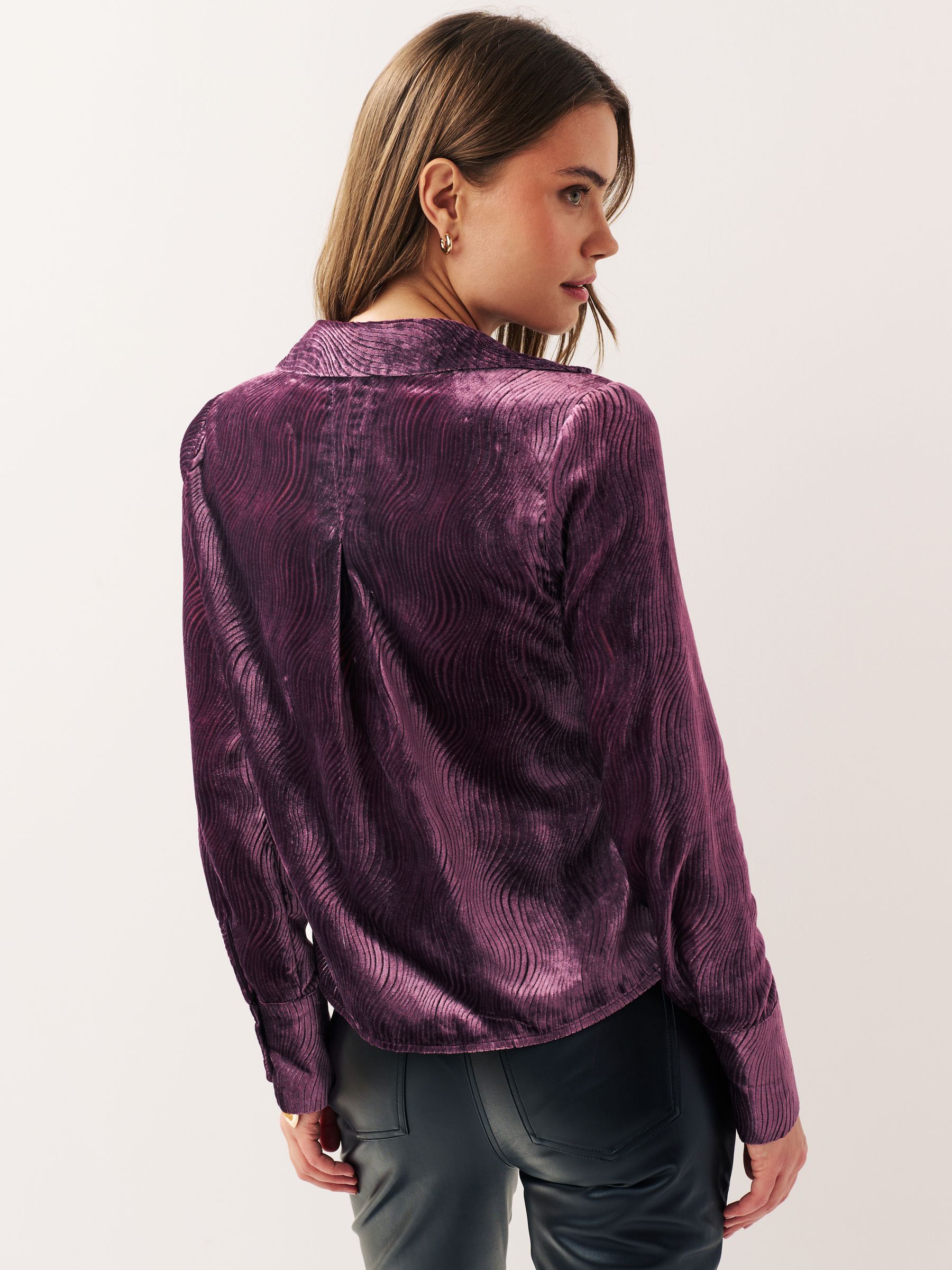 Purple velvet sweater store