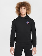 Nike Black Multi Logo Overhead Hoodie - Image 1 of 8