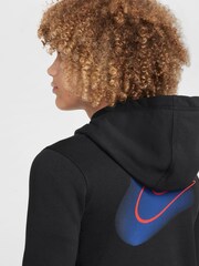 Nike Black Multi Logo Overhead Hoodie - Image 6 of 8