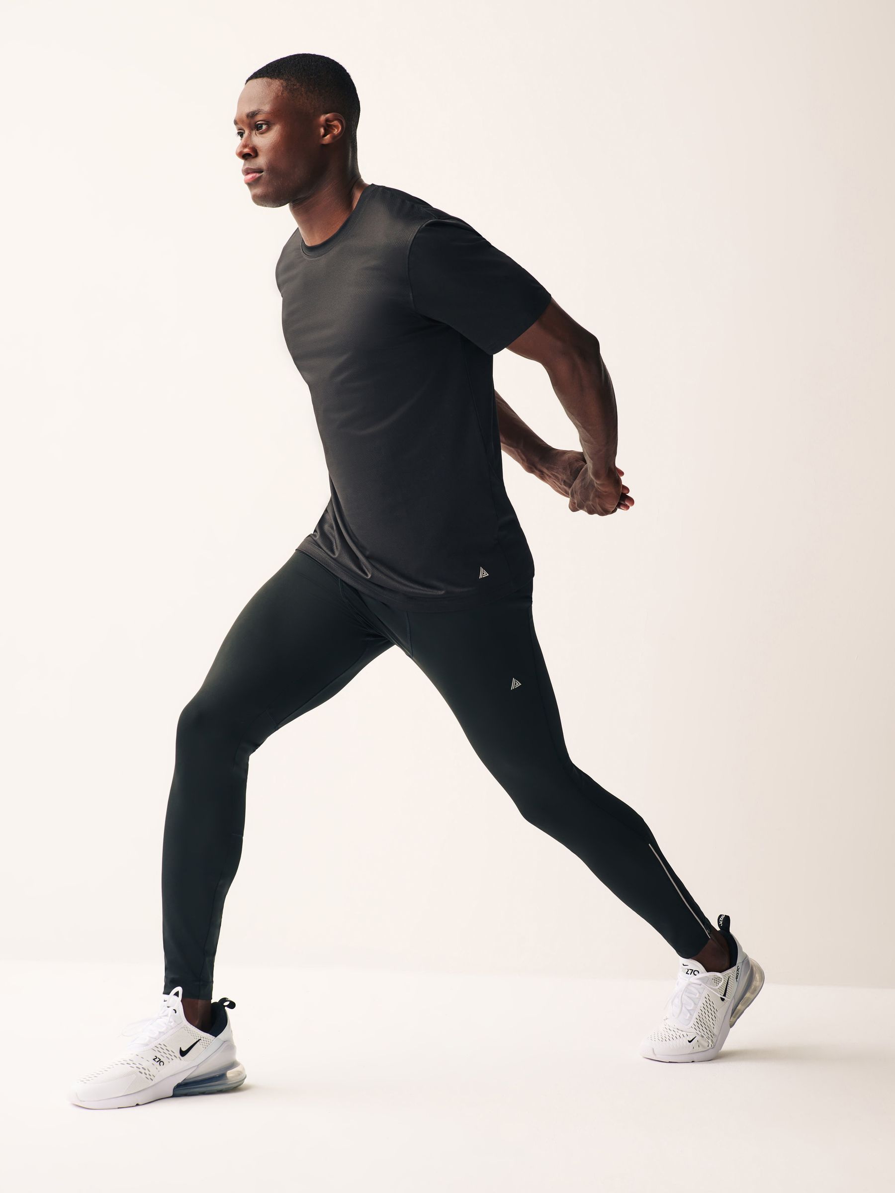 Contrast-Brushed Activewear T-Shirt main image 1