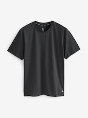 Black Active Gym Texture Training T-Shirt - Image 7 of 9