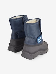 JoJo Maman Bébé Navy Alpine Snow Boots - Image 2 of 4