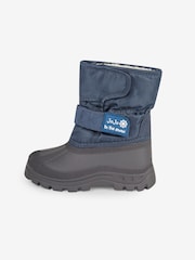 JoJo Maman Bébé Navy Alpine Snow Boots - Image 3 of 4