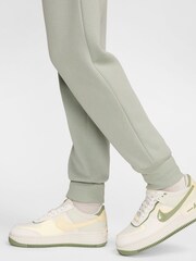 Nike Sage Green Phoenix Fleece Mid-Rise Logo Joggers - Image 6 of 9
