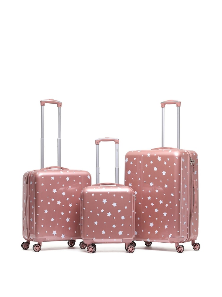 Flight Knight Hardcase Large Check in Suitcases and Cabin Case Luggage Set of 3 - Image 1 of 7
