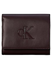 Calvin Klein Red Embossed Monogram Bifold Wallet - Image 1 of 3