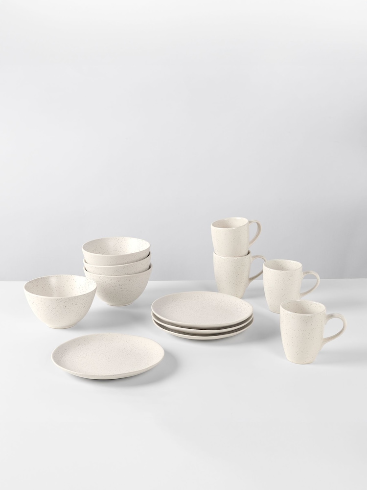 Broste Copenhagen 12 Piece Cream Nordic Breakfast Set - Image 2 of 2