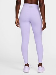 Nike Indigo Blue One High Rise Leggings - Image 2 of 6