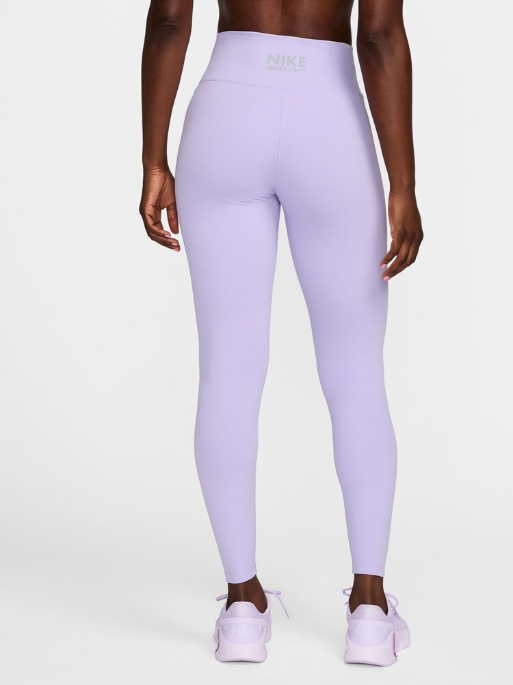 Nike Indigo Blue One High Rise Leggings - Image 2 of 6