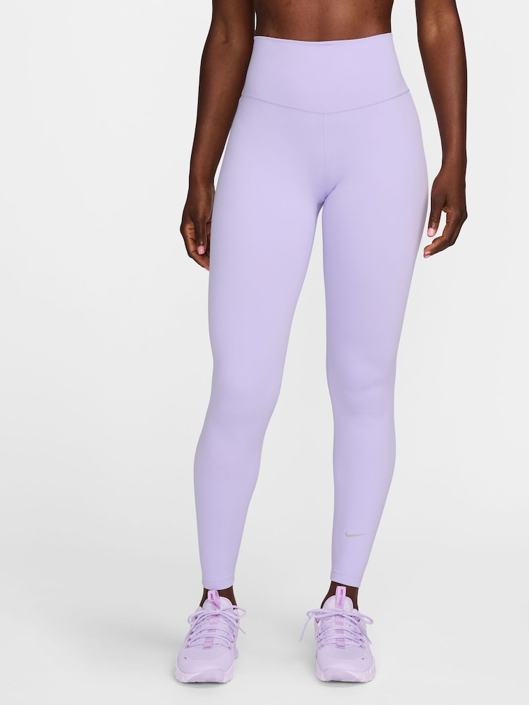 Nike Indigo Blue One High Rise Leggings - Image 6 of 6