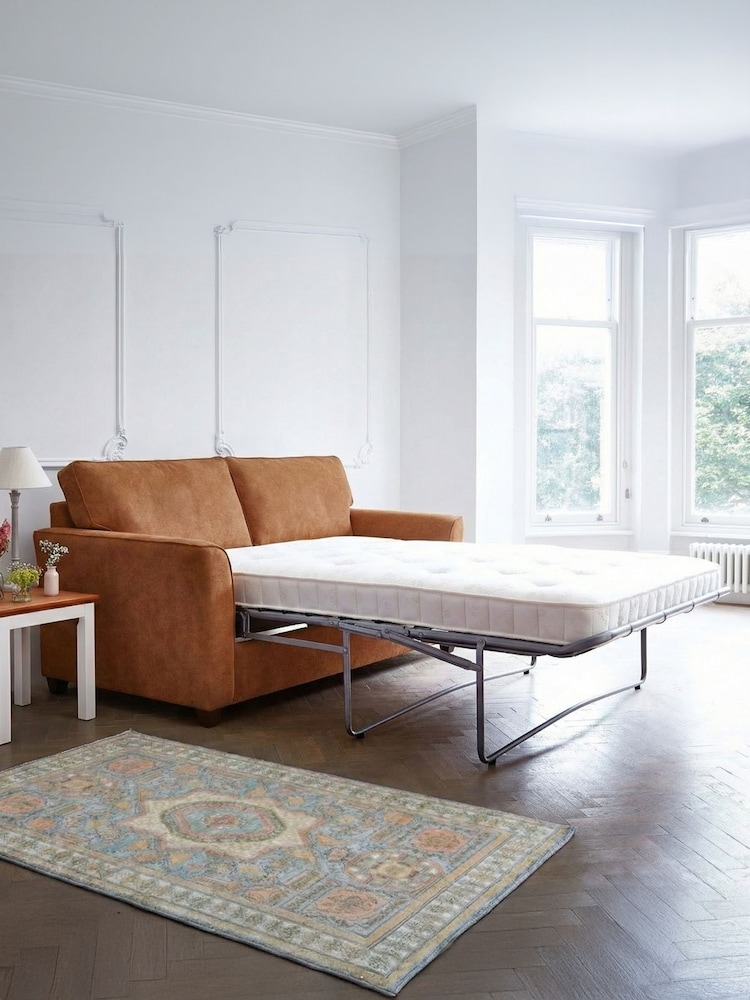 Willow & Hall Ember Orange Elmley Sofa Bed - Image 5 of 5 Willow & Hall Ember Orange Elmley Sofa Bed - Image 5 of 5