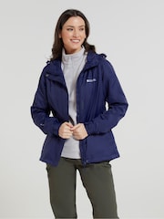 Mountain Warehouse Womens Blue Torrent Lightweight Waterproof Jacket - Image 1 of 5