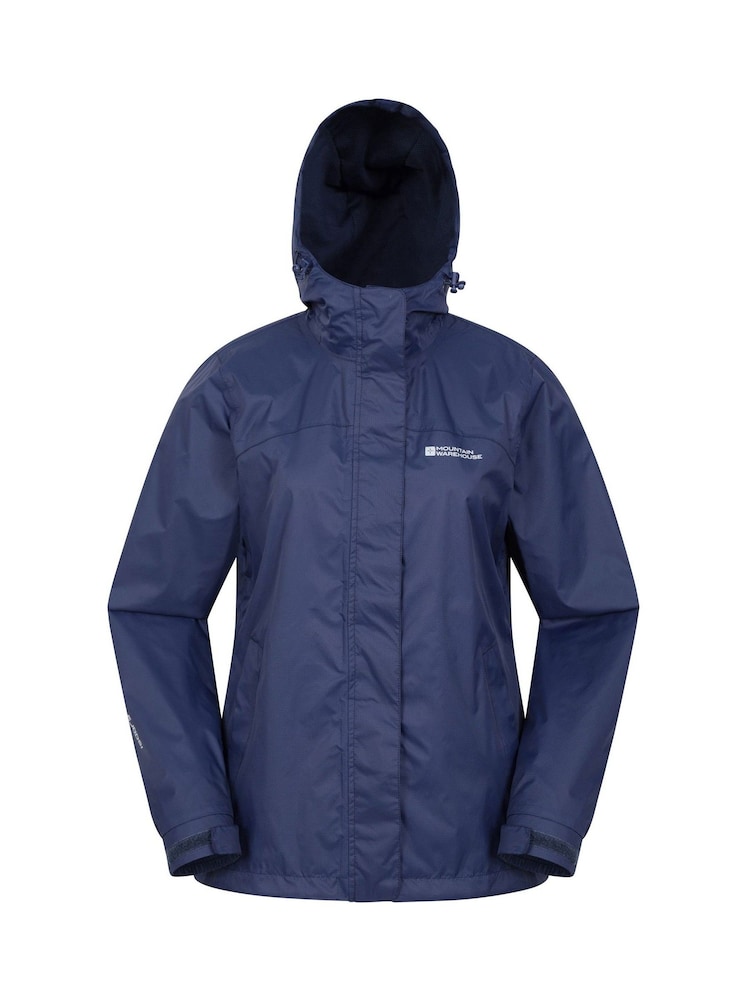 Mountain Warehouse Womens Blue Torrent Lightweight Waterproof Jacket - Image 2 of 5
