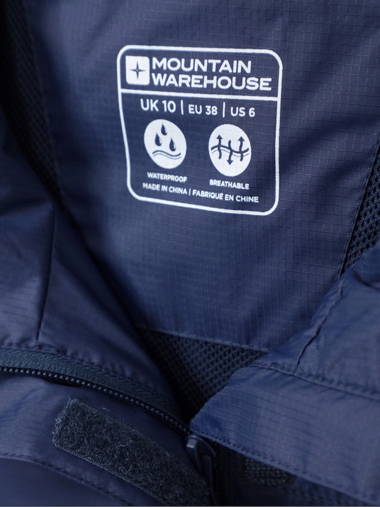 Mountain Warehouse Womens Blue Torrent Lightweight Waterproof Jacket - Image 5 of 5