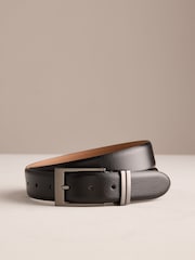 Negro/Marrón - Leather Signature Belt Made In Italy 2 Pack - Imagen 3 de 7