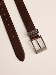 Negro/Marrón - Leather Signature Belt Made In Italy 2 Pack - Imagen 7 de 7