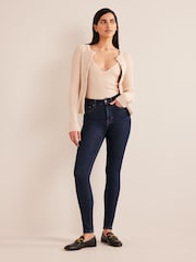 Boden Dark Blue Mid Rise Skinny Jeans - Image 3 of 6
