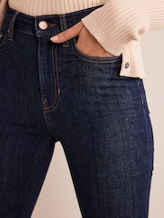 Boden Dark Blue Mid Rise Skinny Jeans - Image 4 of 6