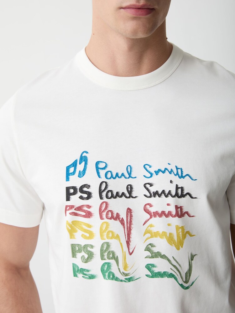 Off White - Paul Smith Adi Fit Qrafik Köynək - 4şəkildən 4 şəkil