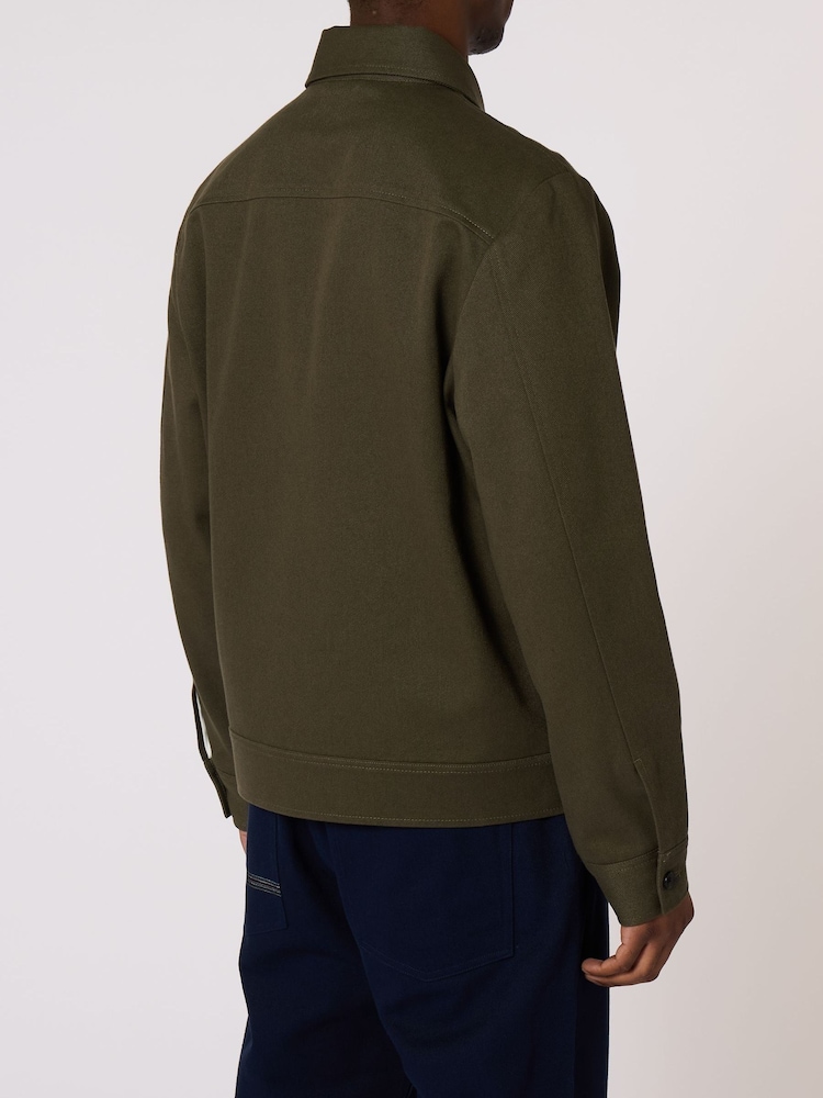 PS Paul Smith Green Zip Through Chore Jacket - Image 2 of 3