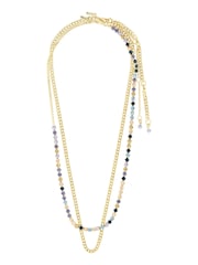 PILGRIM Gold REIGN Necklaces 2-in-1 Set, 1 with Crystals - Image 1 of 5