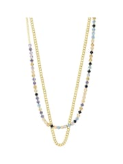 PILGRIM Gold REIGN Necklaces 2-in-1 Set, 1 with Crystals - Image 2 of 5