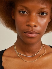 PILGRIM Gold REIGN Necklaces 2-in-1 Set, 1 with Crystals - Image 4 of 5