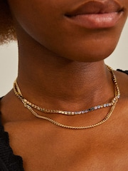 PILGRIM Gold REIGN Necklaces 2-in-1 Set, 1 with Crystals - Image 5 of 5