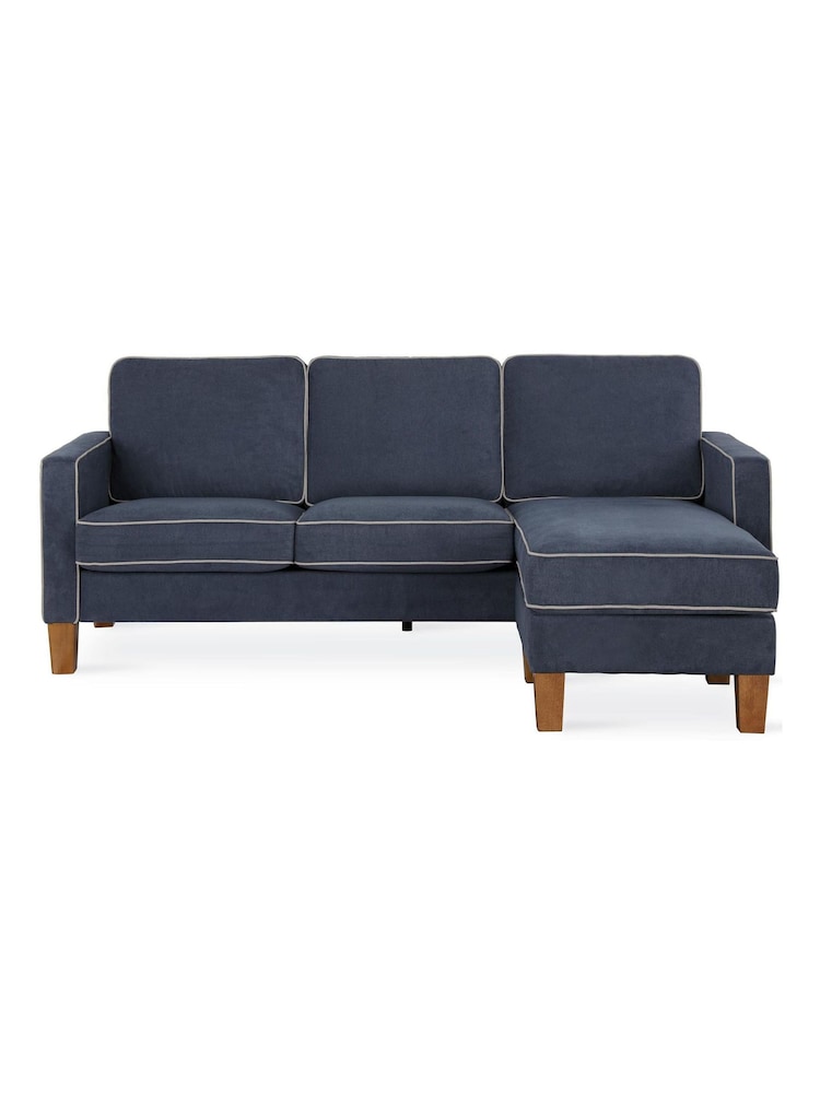 Novogratz Blue Bowen Sectional Sofa - Image 2 of 4