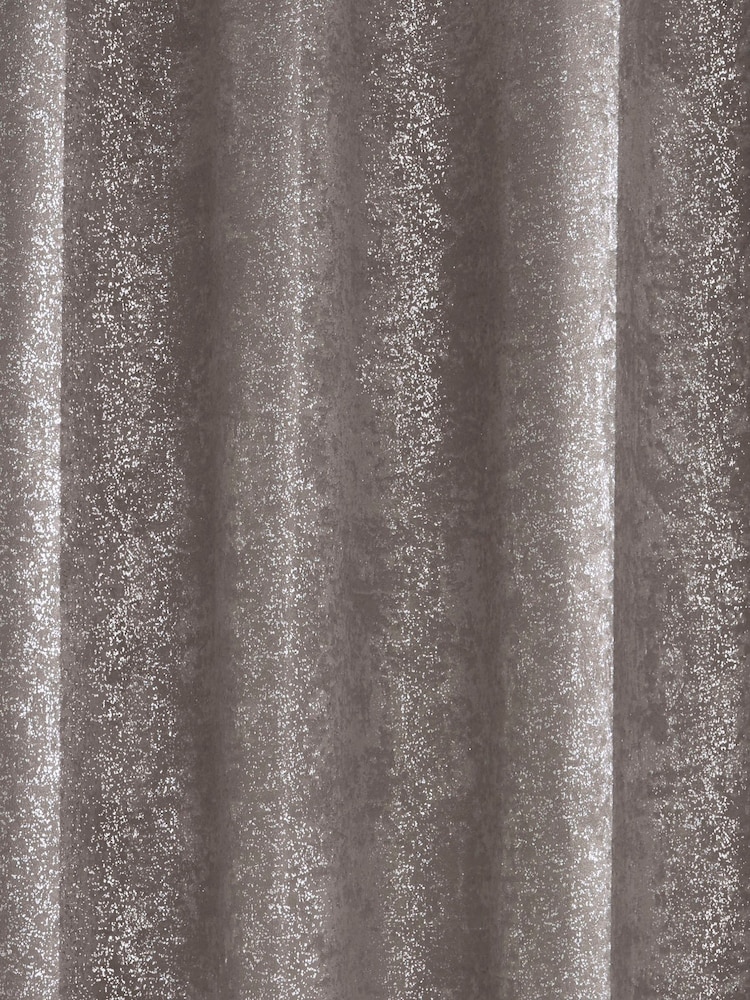 Enhanced Living Grey Halo Ready Made Thermal Eyelet Blackout Eyelet Blackout/Thermal Curtains - Image 2 of 5