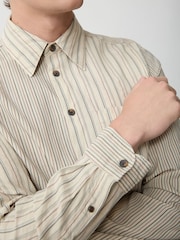 Cămașă cu croială clasică și dungi late PS Paul Smith - Imaginea 4 din 5